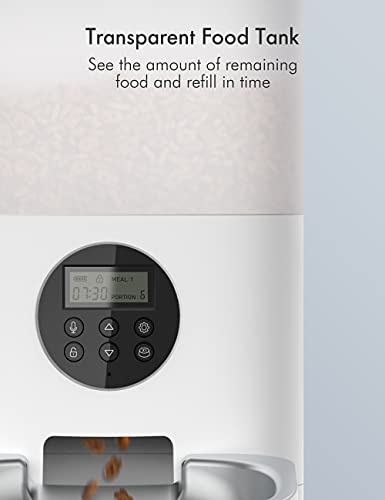 PETLIBRO-Automatic-Cat-Feeder-Timed-Cat-Feeder-with-Desiccant-Bag-for-Pet-Dry-Food-Programmable-Portion-Control-1-4-Meals-per-Day-10s-Voice-Recorder-for-Cats-and-Dogs-4L6L Timed Dog Feeder with Desiccant Bag