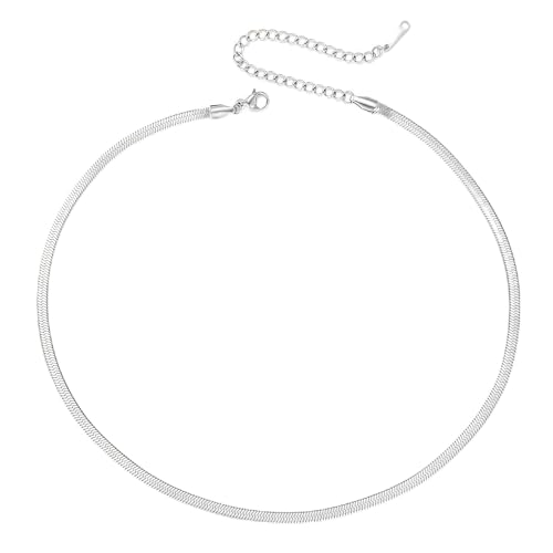 ✅ DESIGN ESSENZIALE: Le nostre semplici collane BONNYBIRD in filigrana ti faranno brillare e attireranno l'attenzione. Combina la catena in argento con molte altre collane di BONNYBIRD e crea la tua collana a strati personalizzata che puoi cambiare tutte le volte che vorrai.