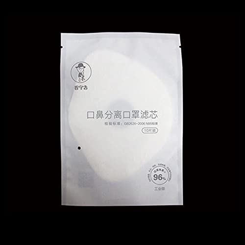 LOOCOO Máscara Facial Máscara de Filtração Com Filtro de Substituição de Silicone Reutilizável Não-T