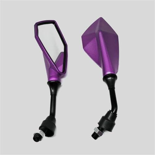 Rétroviseurs Moto Universels 8 10 mm Noirs adaptés pour Scooter et Moto SR 50