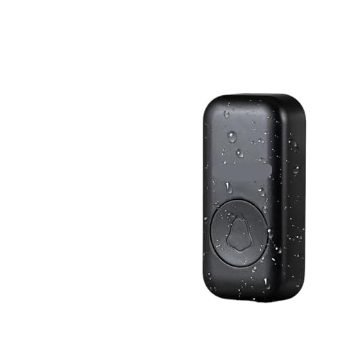 Sonnette d'accueil extérieure sans fil avec indicateur LED noir US - 4