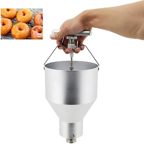 Manuelle Donut-Maschine, 6-Gang-einstellbare Dicke, hohe Effizienz 300 Donuts/Stunde, leicht zu reinigendes Design, ideal für Backbegeisterte zu Hause