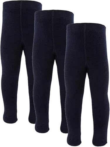 inibini 3er-Pack Babystrumpfhosen/Kinderstrumpfhosen Unifarben, 3...