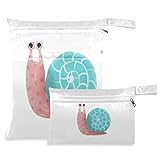 Bolsas multiusos: se pueden utilizar como bolsas secas húmedas para pañales, bolsas de viaje, bolsas de almacenamiento, bolsas de cosméticos, bolsas organizadoras, bolsas húmedas y secas para piezas de sacaleches. Estas bolsas son excelentes organizadores para juguetes, accesorios, artículos de tocador, electrónica, viajes y mucho más.
