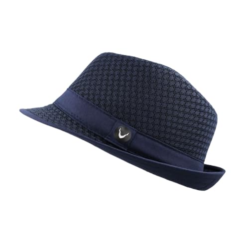 Image of The Hat Depot Light Weight Classic Soft Cool Mesh Crushable Fedora hat