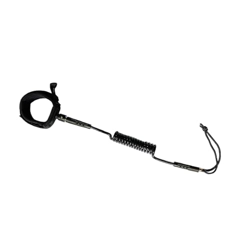 Kangnice Adjusted Coiled Surfboard Leashes Spring Leg Foot Rope Surfings Leashes Paddles Board Ankle Strap Cuffs Cord Elastics Safety String