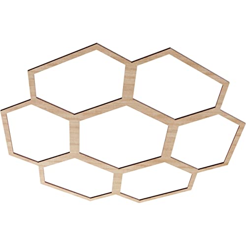 Image of Ekena Millwork 36 inchOD x 12 5 /8 inchID x 3 /8 inchT Florin Wood Fretwork Pierced Ceiling Medallion, Alder