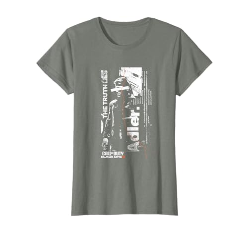Call Of Duty Black ops The Truth Lies Alder Distressed Logo T-Shirt