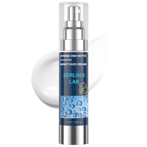 Serlino Lab Night Face Cream for Men Hydration for Deep Wrinkle Repair & Tightening