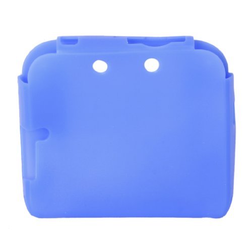 Custodia protettiva generica in silicone per console di gioco portatile N. 2DS. Colore blu