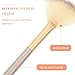 Healifty Fan Shaped Makeup Brush 12pcs Small Light Gold Facial Applicator Brush for Mask Application and Beauty Salon Use for Skincare and Face Treatments