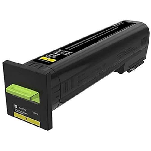 Toner jaune Lexmark 72K00YG pour imprimante laser et documents officiels