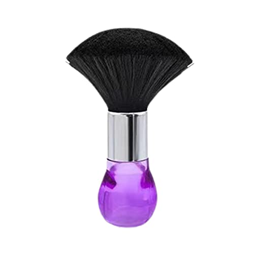 ZMKY Cepillo de peluquero para el cuello, plumero de limpieza del cabello, cepillo de peluquería suave, herramienta de limpieza de corte de pelo, cepillo de cuello para uso profesional y doméstico Cover