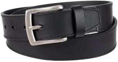 Columbia Men's Leather Belt (Black, XL(Pant Size 40-42, Belt Size 42-44))