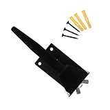 OFFSCH Schwarze Wandhalterung für Klarinette und Querflöte Robustes Langlebiges Halterungssystem mit Schrauben Stabiler Instrumentenhalter für Musikgeschäfte Hause Einfach Montierbar