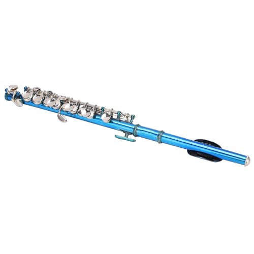 Flûte piccolo d'étude cupronickel résoudre les fausses notes clé de mi bleu 6 trous