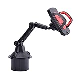  QAZWSXED LESANGBAIHUODIAN Universal Car Mount Soporte de teléfono móvil Soporte de ángulo Ajustable Cuna Ajuste for iPhone 5/6/7/8 pus XR XS Teléfono móvil GPS PSP Dispositivos (Color : Red)