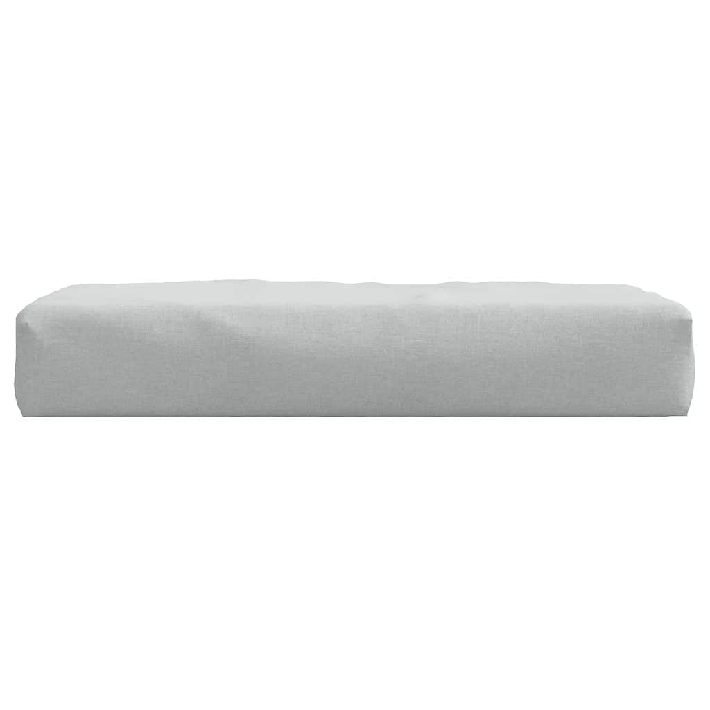 vidaXL Cojín para sofá de palets Tela Gris Claro Melange 60x60x9,5 cm, cojín palets, cojín de jardín, cojín de Silla, cojín, cojín de Exterior