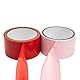 Ieron 3-teiliges statisches Klebeband ohne Kleber, statisches Klebeband für Unterhaltung zwischen Paaren, Klebeband ohne Kleber, (Schwarz/Rosa/Rot)