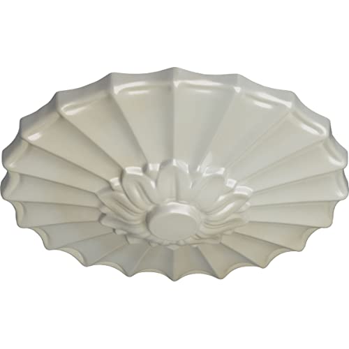 Image of Ekena Millwork CM09SHFBS 9 inchOD x 1 3 /8 inchP Shakuras Ceiling Medallion, Flash Blue