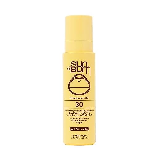 Sun Bum Óleo corporal original FPS 50 protetor solar | Protetor solar hidratante de amplo espectro com vitamina E | Hawaii 104 Act Compliant (livre de octinoxato e oxibenzona) | 142 g