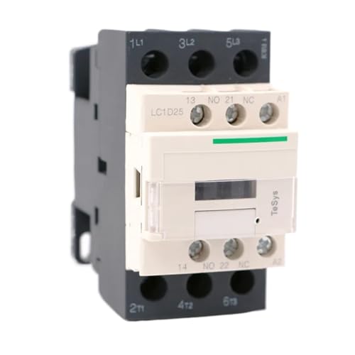 Contacteur LC1D25E7 3NO avec bobine 48V AC haute endurance pour moteur 25A