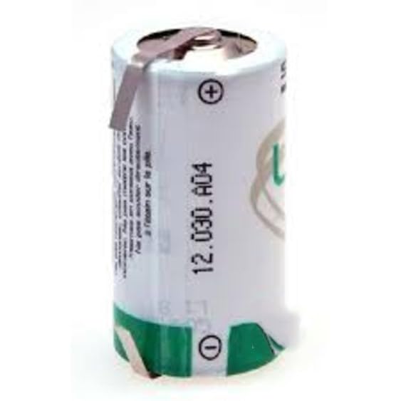 Pile LSH14T2 3,6 V Li-SoCl2 format C 5800mAh accumulateur industriel à souder