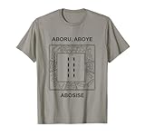 Eji Ogbe, Ifa, Aboru Aboye Abosise, Yoruba T-shirt - sq opon T-Shirt