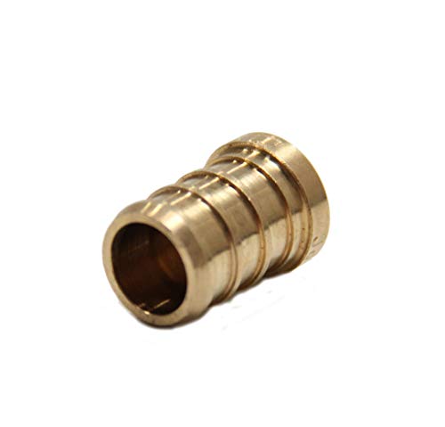 (Pack Of 10) Efield Pex 1/2-Inch Plug End Cap Pipe Barb Crimp Brass Fitting 1/2" #TOP1