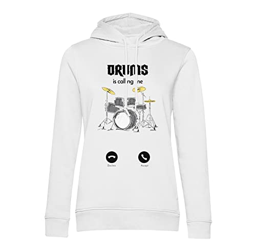 Sweat à capuche drums is calling me idéal pour vos répétitions et concerts