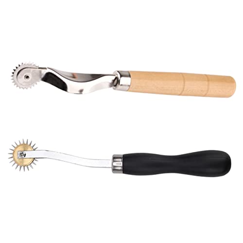 HOMSFOU 2 Stück Markierrädchen Nähwerkzeug Set