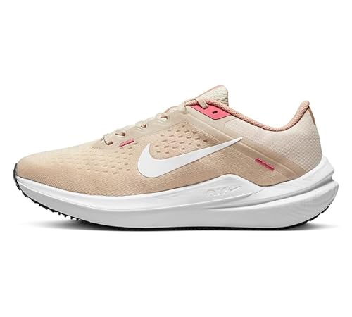 NIKE Tênis de corrida feminino Air Winflo 10, Sand Drift Cânhamo Mar Coral Branco, 38