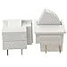2Pcs Refrigerator Door Light Switch 2 Feet Compatible for GE Whirlpool, Maytag, Admiral, Amana, Kenmore, KitchenAid, Magic Chef Freezer Momentary Fridge Switch 2Pin NC AC 250V 2A-2.5A