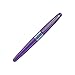 PILOT MR Retro Pop Collection Fountain Pen in Gift Box, Purple Barrel with Elipse Accent, Fine Point Stainless Steel Nib, Refillable Black Ink (91434)