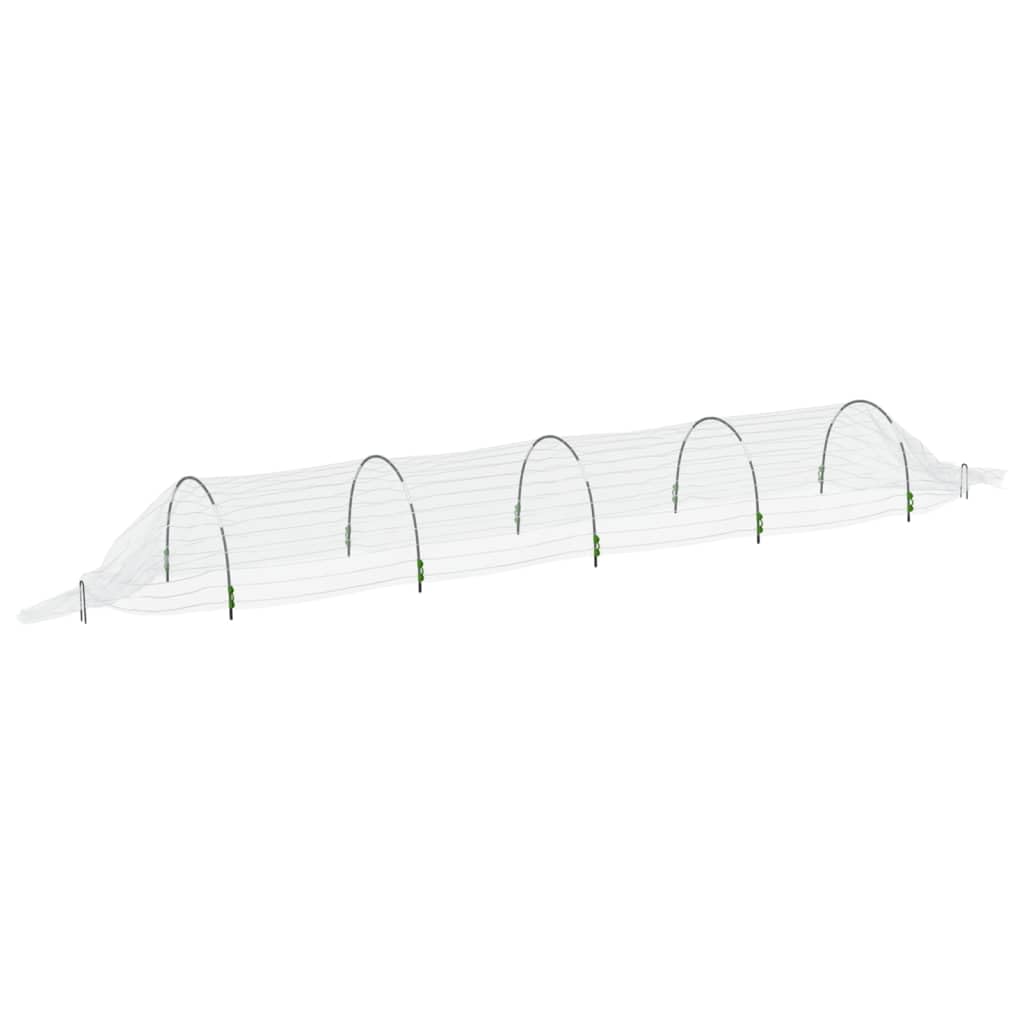Hogar y jardín, túneles de red para muebles, 2 unidades, 1,5 x 5 m, fibra de vidrio y polipropileno