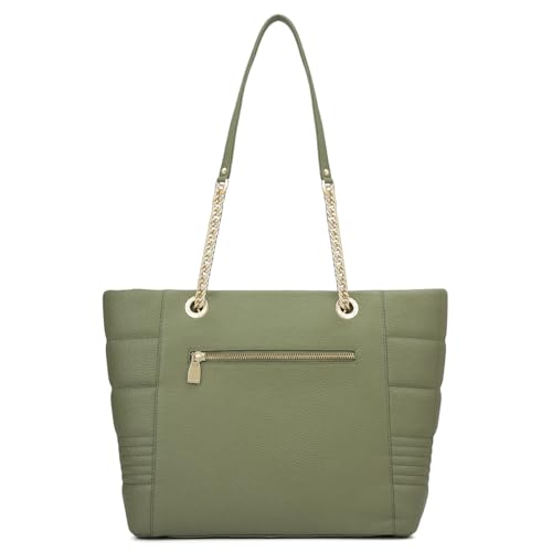 Image of Da Milano Leather Tote Bag for Women (01944)