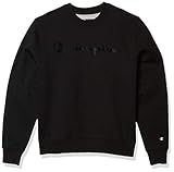 Champion Men's Champion Super Fleece 2.0 Crew-Furry C, black, SMALL