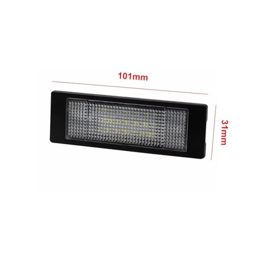 Luz LED para matrícula que soluciona fallos de iluminación en modelos E87 E81 E63 E64 5