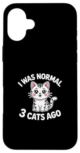 I Was Normal 3 Cats Ago �X�}�z�P�[�X iPhone 16 Plus �p