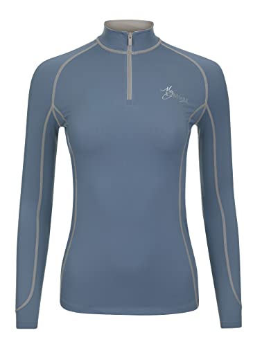 LeMieux Camiseta de capa base para mujer, camisetas térmicas atléticas de manga larga, ropa ecuestre y equipo para montar a caballo