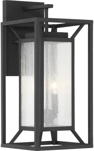 Minka Harbor View 21" High Sand Coal Black Outdoor Wall Light