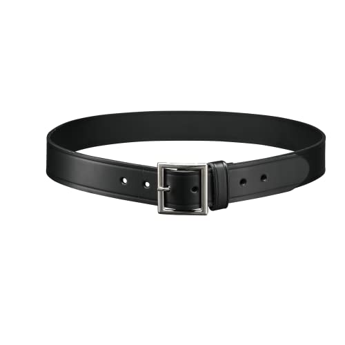 Perfect Fit 1.5 Inch Garrision Genuine Leather Belt American Made Black Leather and Chrome Buckle4