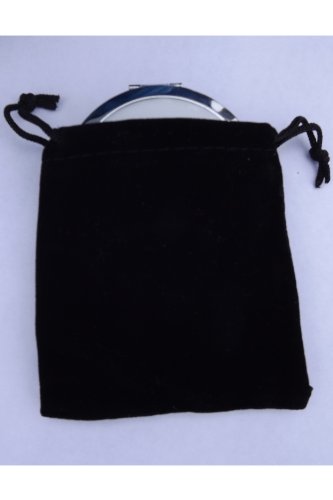 Espejo compacto de bolsillo doble cara miniatura 3