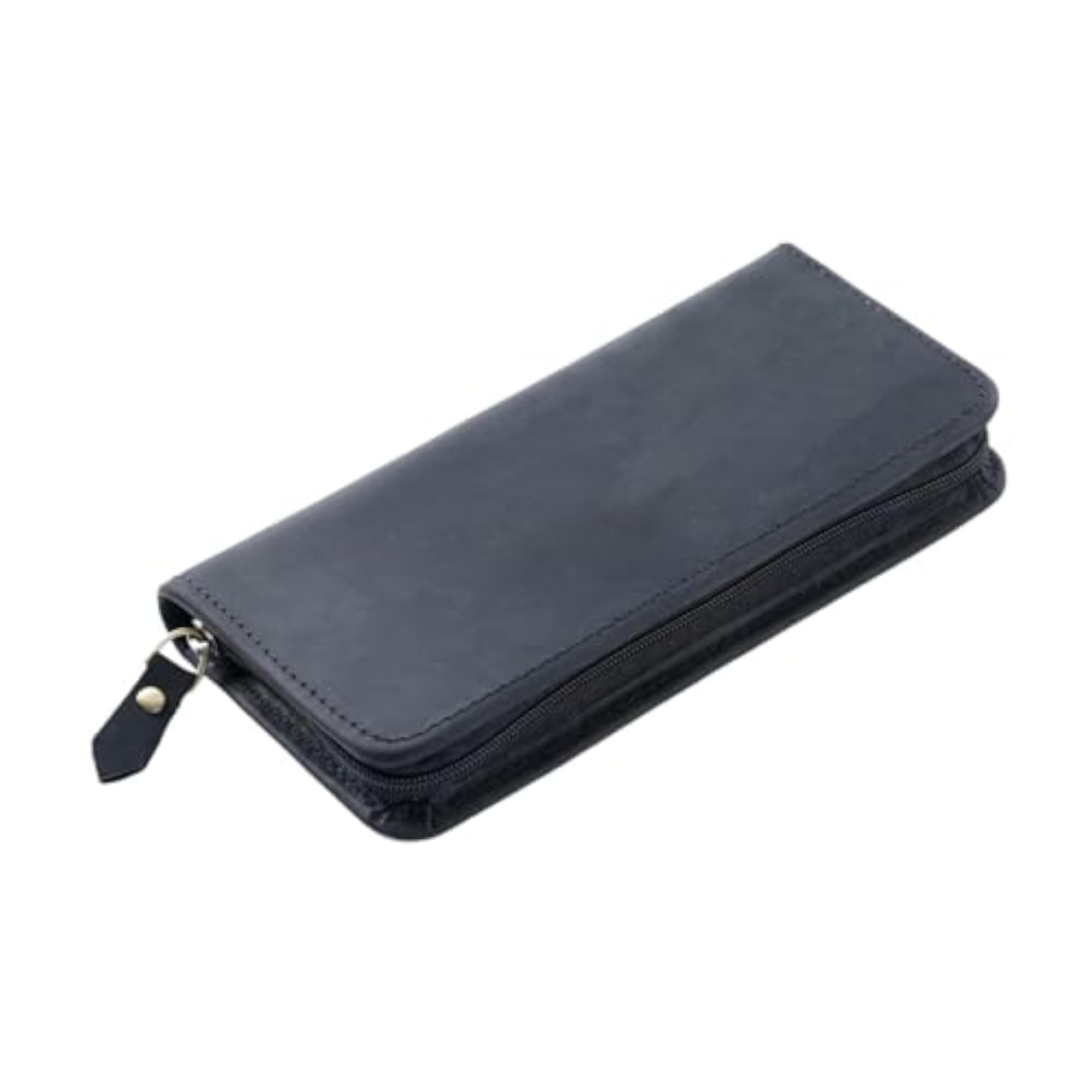 Vintage Leather Pen Case for Coupons and Cards