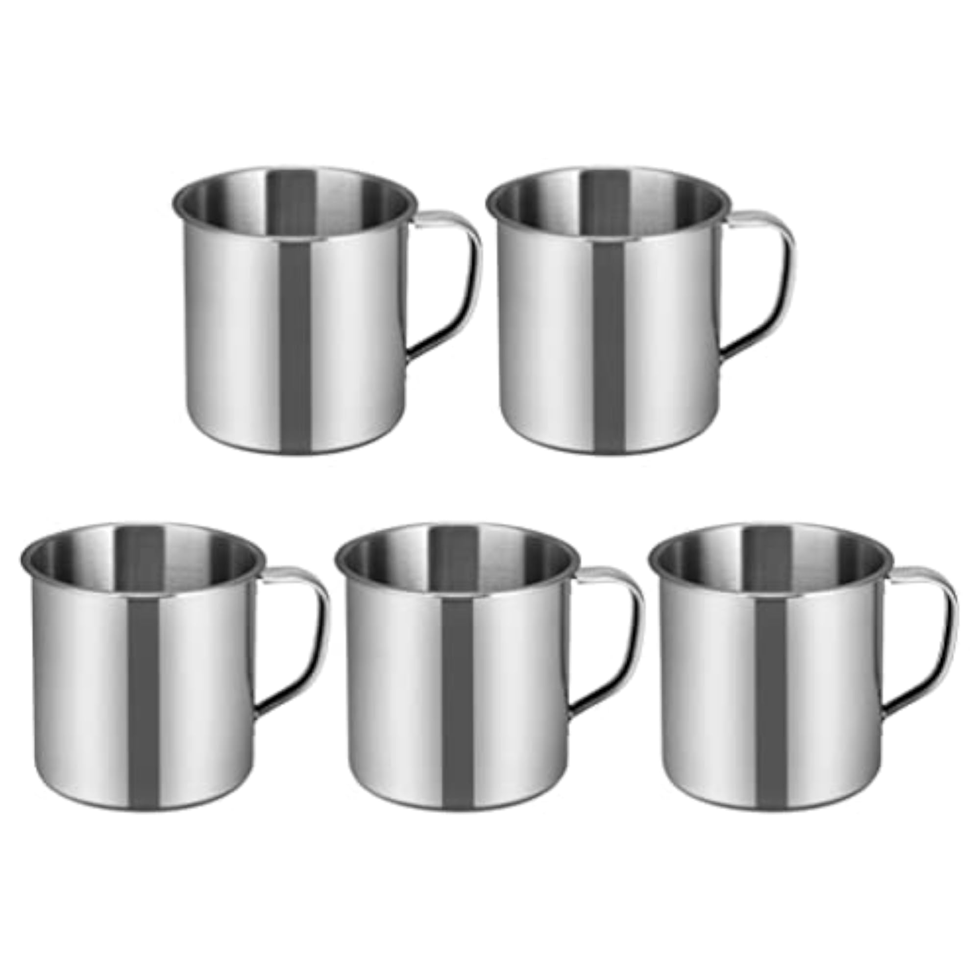 5Pcs Stainless Steel Mugs for Kids
