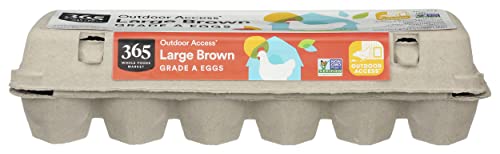 365 By Whole Foods Market, Eggs Brown Large Grade A, 12 Count #TOP15