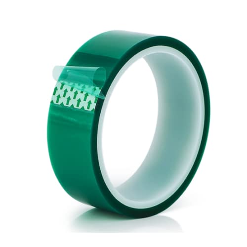 MWRF Source Green High Temp Powder Coating Tape (0.5" x 72 Yards)