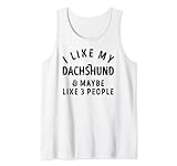 Photo Gallery i like my dachshund and maybe like 3 people dog lover retro canotta Photo Gallery i like my dachshund and maybe like 3 people dog lover retro canotta