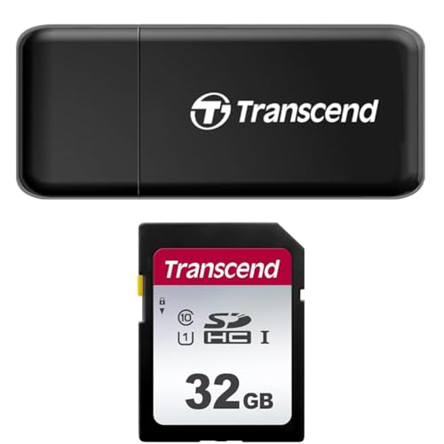 Lecteur de cartes USB 3.1 Transcend RDF5K avec carte mémoire SD 32GB