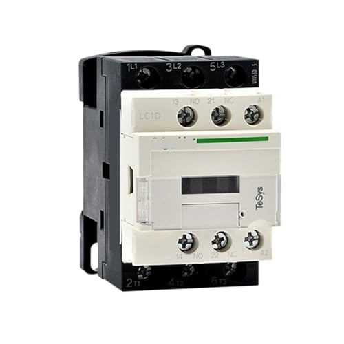 Contacteur rail 380V LC1D38 pour remplacer interrupteur triphasé usé